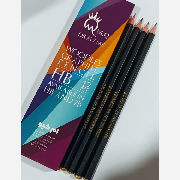 مداد مشکی MQ کیفیت فوق العاده (12تایی)