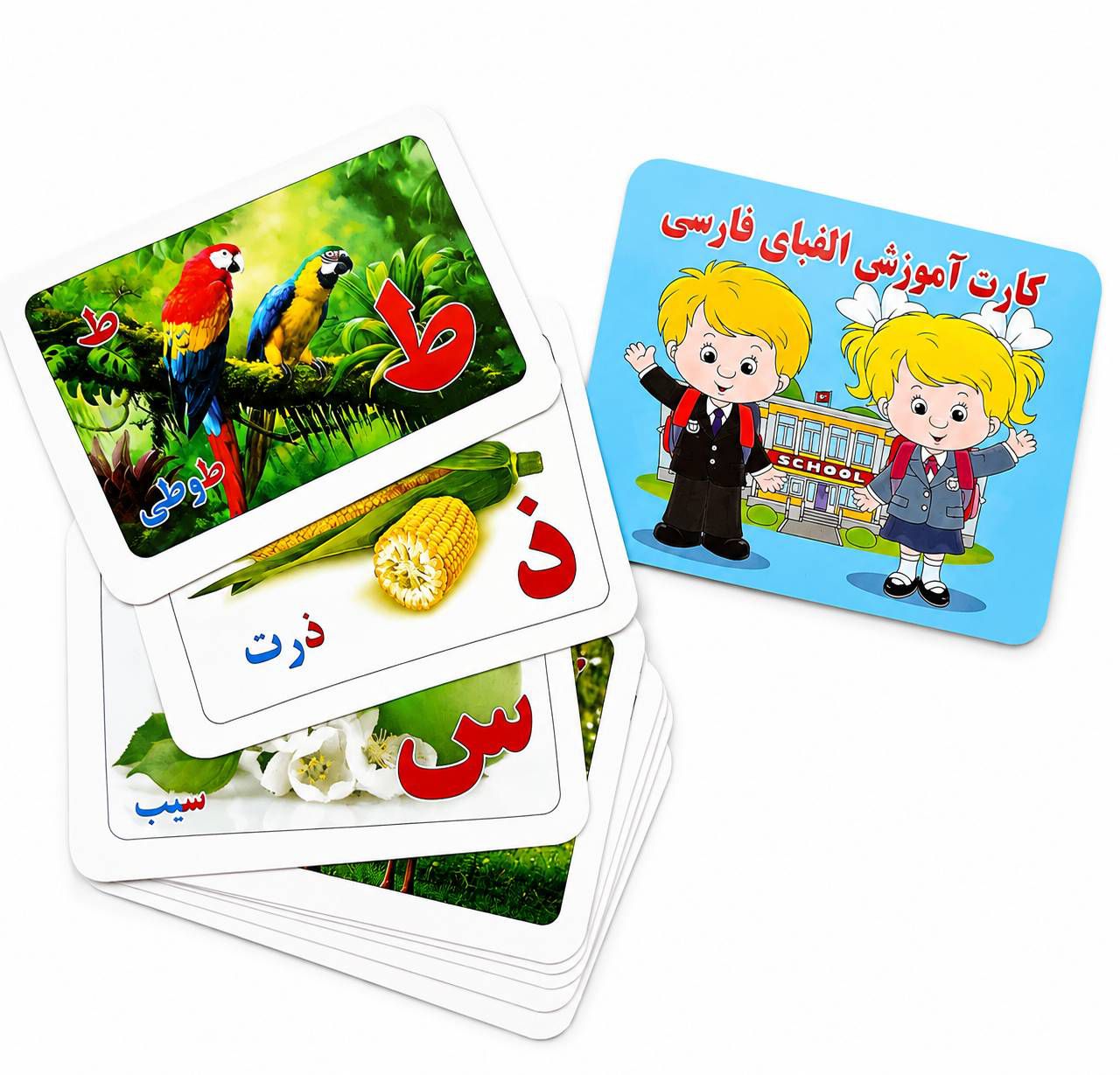 فلش کارت حروف الفبا
