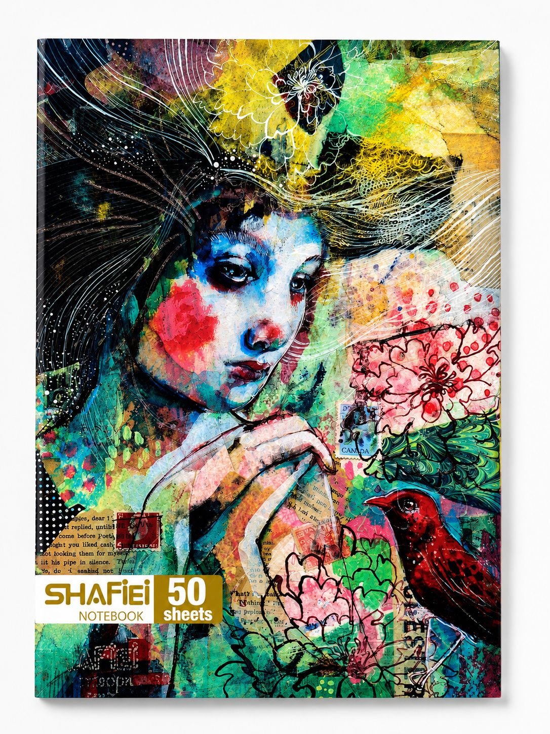 دفتر 50 برگ شفیعی ته چسب