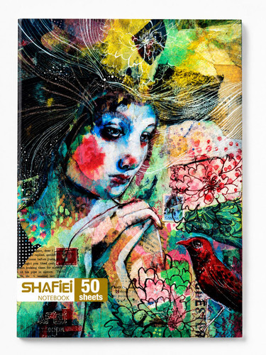 دفتر 50 برگ شفیعی ته چسب
